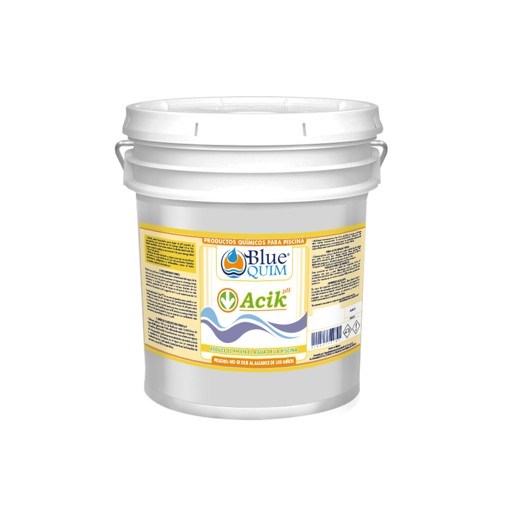 Acik reductor de pH, 5, 13, 25 y 60 Kg – Blue Quim