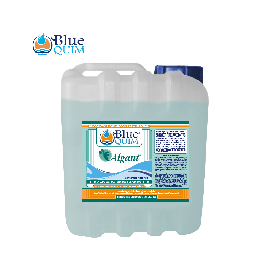 ALGIDIDA, BACTERICIDA, FUNGICIDA – ALGANT, 4, 10, 20, 50 ó 200 lts